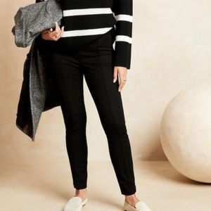 BANANA REPUBLIC Curvy High-Rise Sloan Pant, Black, Size 4 Petite